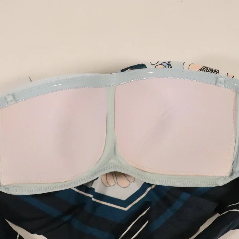 NWT Seafolly X Revolve Powder Blue Splendour Scarf Bandeau - Picture 8 of 10